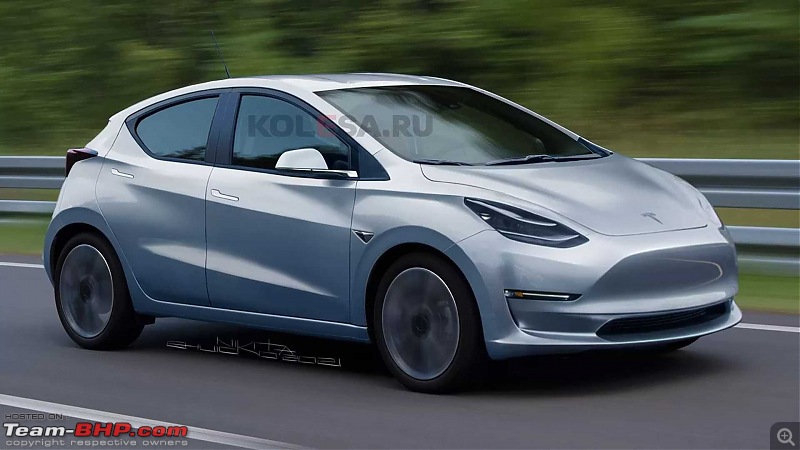 Tesla Model 2 electric hatchback in the works for 2023; to rival the Nissan Leaf-teslamodel2renderingfront.jpg