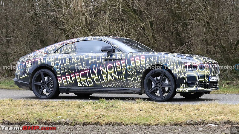 2023 Rolls-Royce Spectre is luxury firm's first Electric Car. EDIT: Now unveiled-rollsroycespectrespyshotsside.jpg