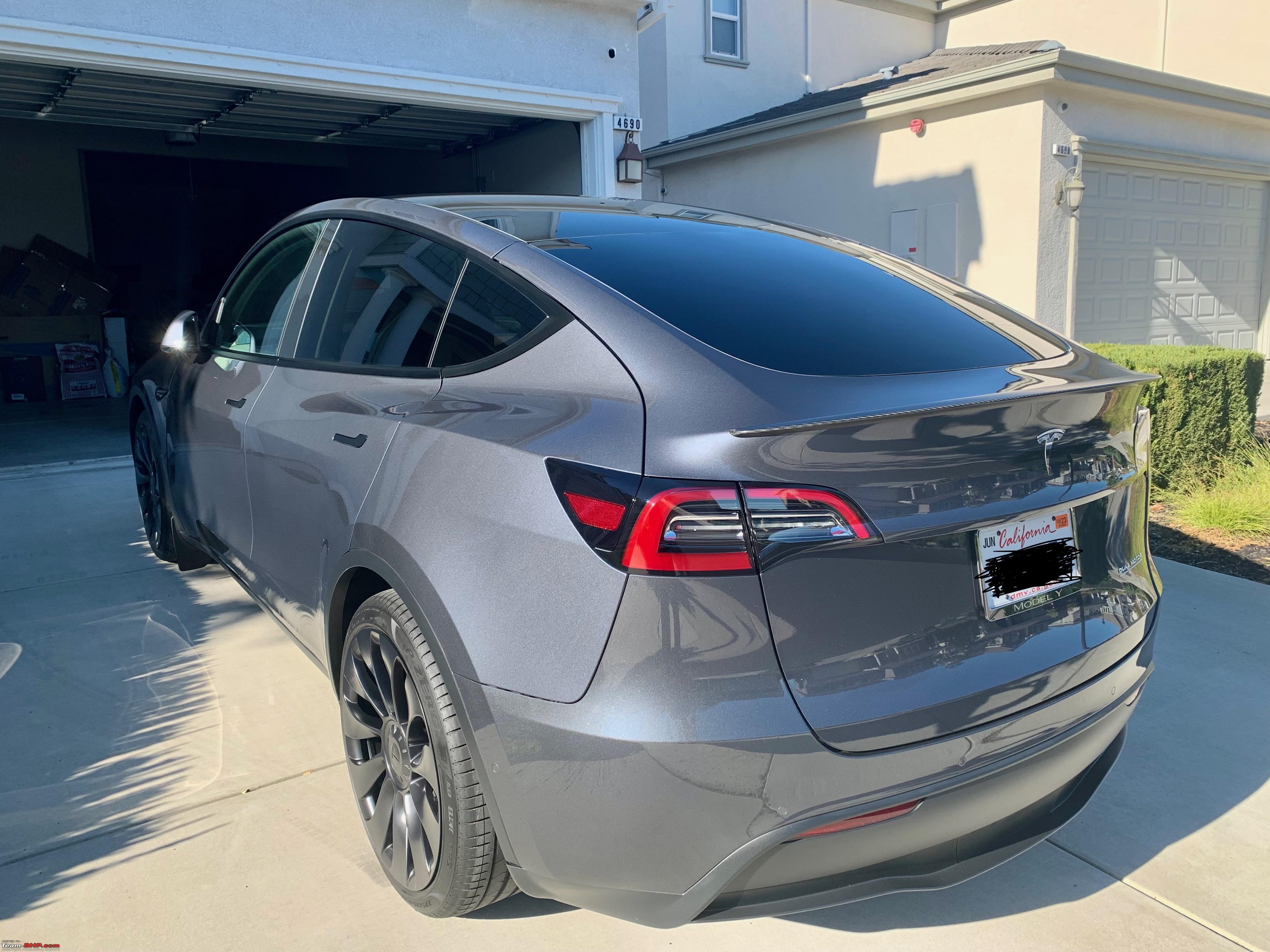 Picked up MY AWD yesterday and quickly added a spoiler : r/TeslaModelY