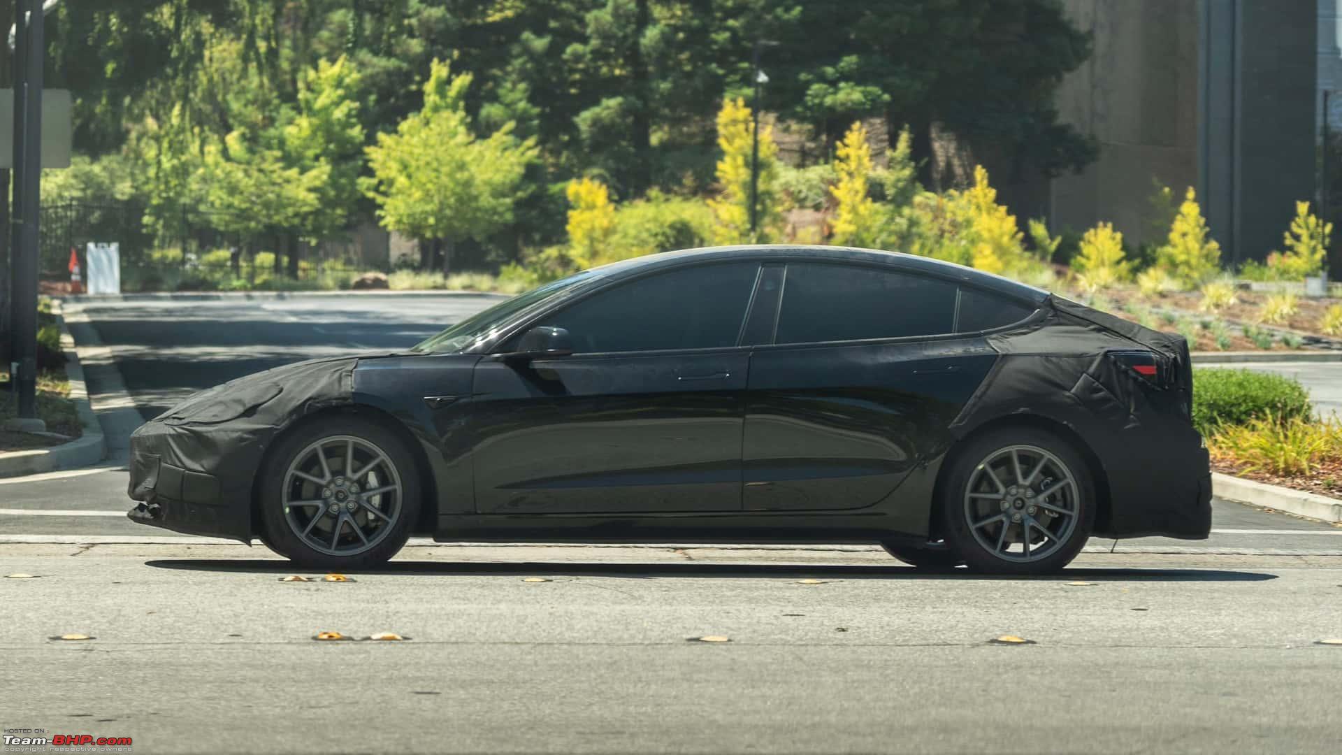 Tesla Model 3 Performance Highland Spotted Testing In San Francisco