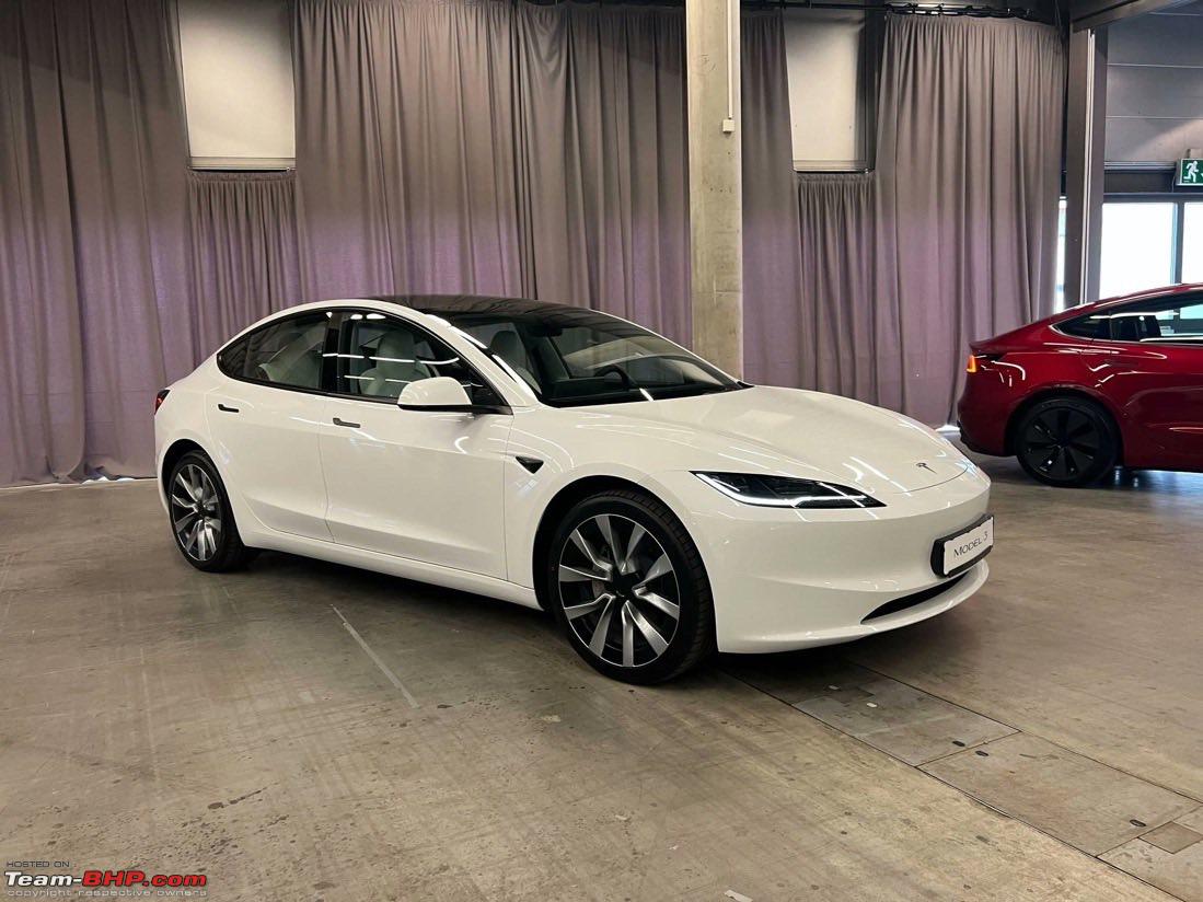 Tesla Model 3 Refresh, now unveiled - Team-BHP