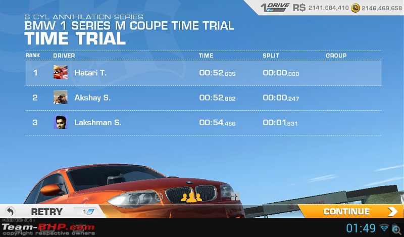 Real Racing 3 : Time Shift Multiplayer game for iOS and Android-bmw-1-series.png