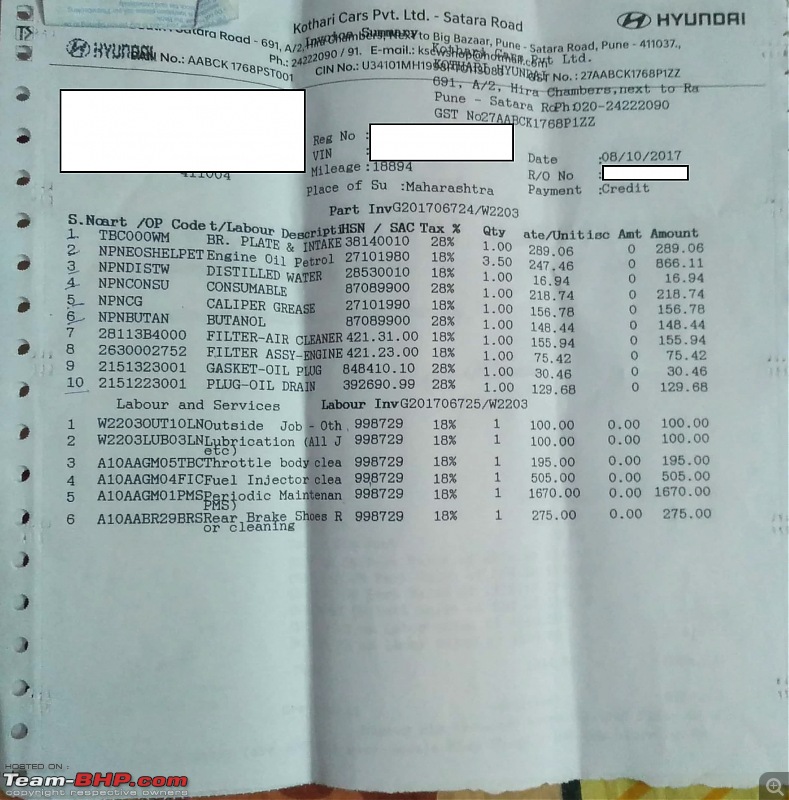 Samara Automax Honda, Mayapuri - Service scam (unbelievable extras)-hyundai_servicing_1.jpg