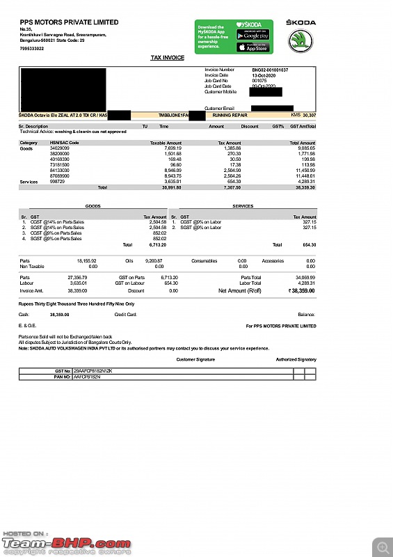 PPS Skoda Bangalore charges 10,000 bucks for radiator flush!-9oct2020-invoicepage002.jpg