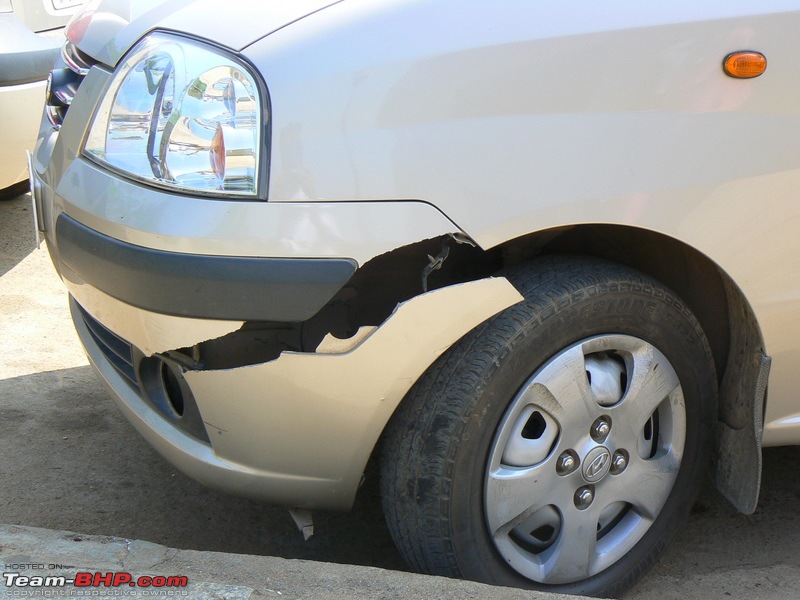 Santro Xing Front Bumper gone for a toss - to claim or not is the question !!-p1070805.jpg