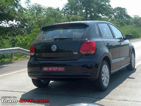 Scoop! VW Polo TSI spotted testing in India *UPDATE* Fresh Scoop pics on Pg.15-volkswagenpolo1.2tsihatchbackspyshot.jpg