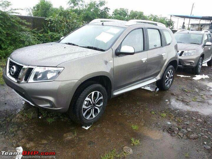 Nissan's Duster-based SUV, the Terrano: Full Pics are out!-nissanterranofrontspied.jpg