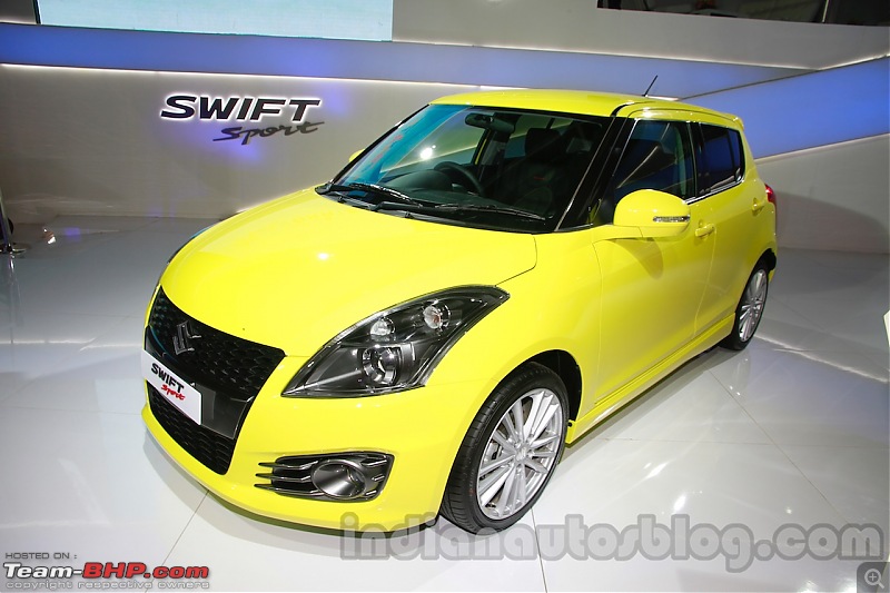 Marutis plans - Upgraded Swift, SX4 Crossover and an 800cc Diesel car?-suzukiswiftsportatautoexpo2014.jpg