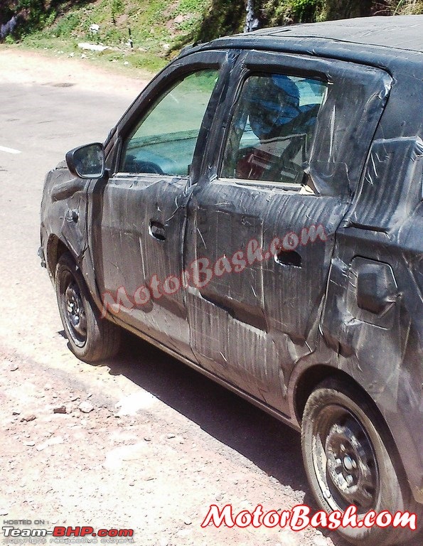 Scoop! Maruti Alto K10 facelift caught EDIT: Now launched at Rs. 3.06 lakh-2014altok10faceliftspypicsrear2.jpg