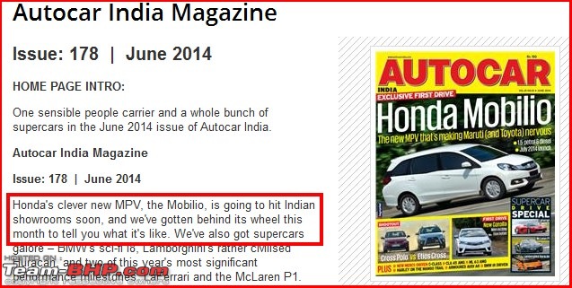 Honda Mobilio (Brio-based MPV) coming soon? EDIT: pre-launch ad on p29-autocar-india-report-mobilio.jpg