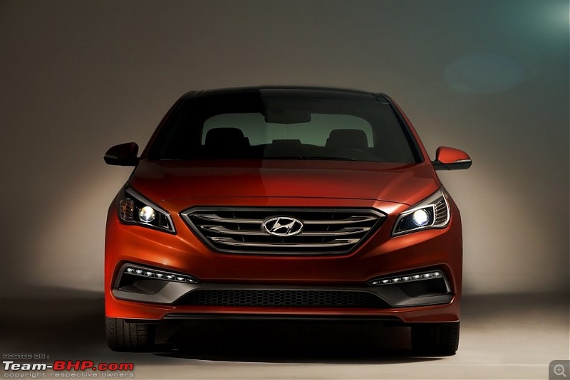 Next-gen Hyundai Sonata to get a toned down design?-2015hyundaisonatausafront.jpg