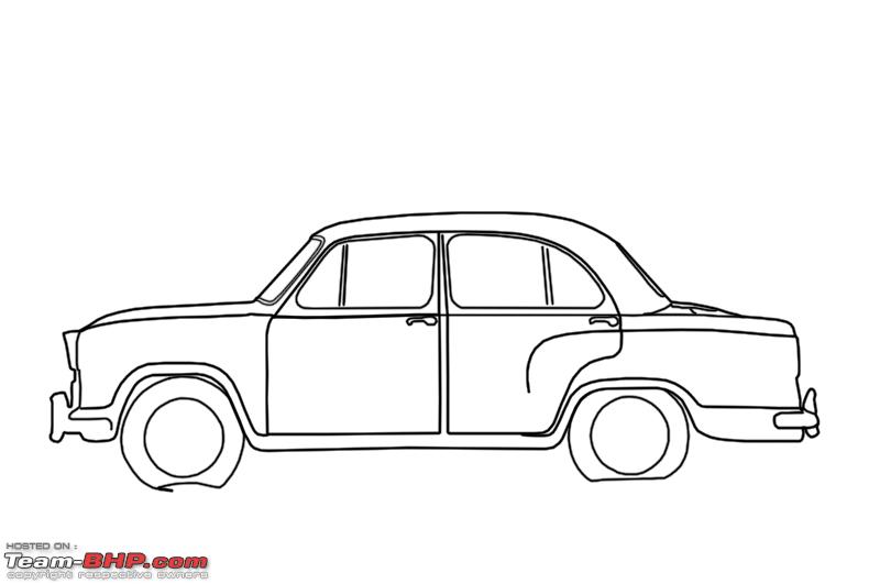 drawing outline of car - Clip Art Library