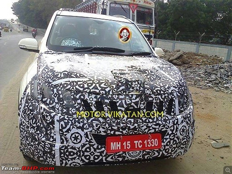 Updated Mahindra XUV5OO caught testing?-1421176219820.jpg
