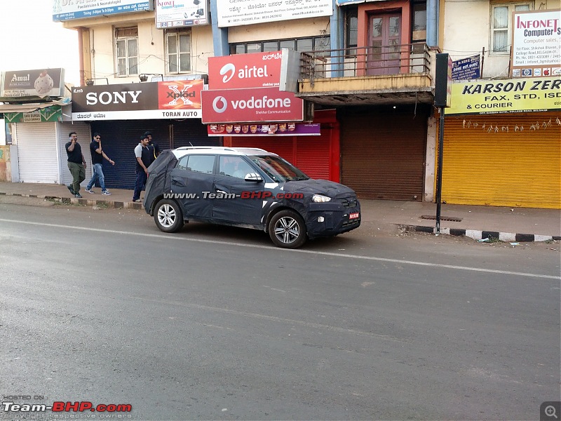 Hyundai ix25 Compact SUV caught testing in India. EDIT: Named the Creta-10hyundaiix25tbhp.jpg