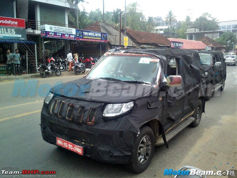 Next-generation Mahindra Bolero? NAMED: Mahindra TUV300!  EDIT: Now launched at Rs. 6.90 lakhs-2015mahindrabolerou301testmule._2.jpg