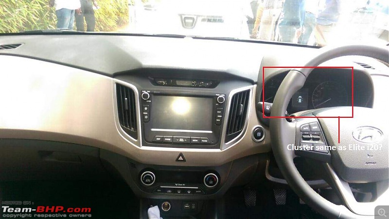 Hyundai ix25 Compact SUV caught testing in India. EDIT: Named the Creta-hyundaicretadashboard1.jpg