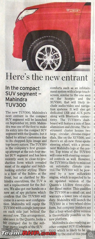 Next-generation Mahindra Bolero? NAMED: Mahindra TUV300!  EDIT: Now launched at Rs. 6.90 lakhs-p_20150820_090059_1_hdr_p.jpg