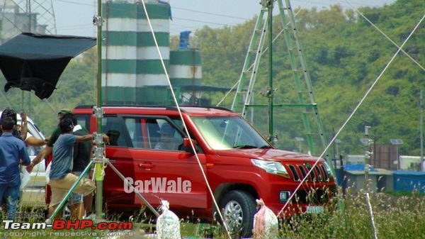 Next-generation Mahindra Bolero? NAMED: Mahindra TUV300!  EDIT: Now launched at Rs. 6.90 lakhs-mahindratuv300spiedduringcommercialshoot56629.jpg