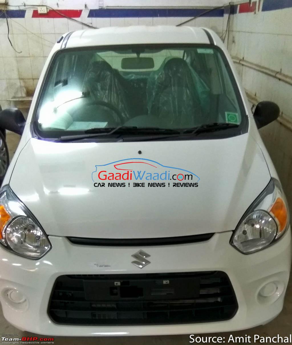 Scoop Pics Maruti Alto 800 Facelift Caught Edit Now Launched At
