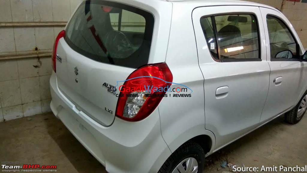 Scoop Pics Maruti Alto 800 Facelift Caught Edit Now Launched At Rs 2 49 Lakhs Team Bhp