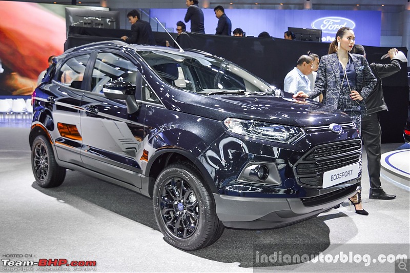 Ford launches EcoSport Black Edition at Rs. 8.58 lakh-fordecosportblackeditionfrontrightthreequarterat2016bims.jpg