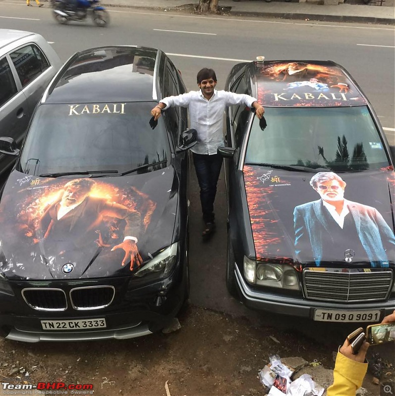 Maruti Swift and other cars with 'Kabali' artwork-13770470_10210416820477254_3687920937789119495_n.jpg