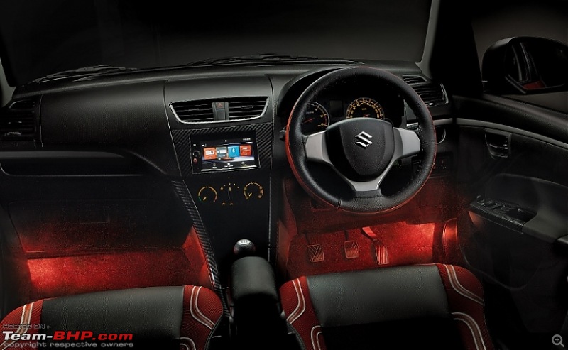 Maruti Deca - yet another limited edition Swift. EDIT: Now launched-marutisuzukiswiftdecaeditionambientlights_827x510_61472546934.jpg