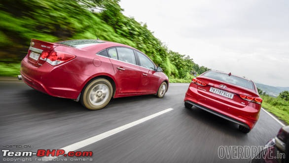 The 6th-gen Hyundai Elantra. EDIT: Launched at 12.99 lakh-hyundaielantraskodaoctaviachevroletcruze178.jpg