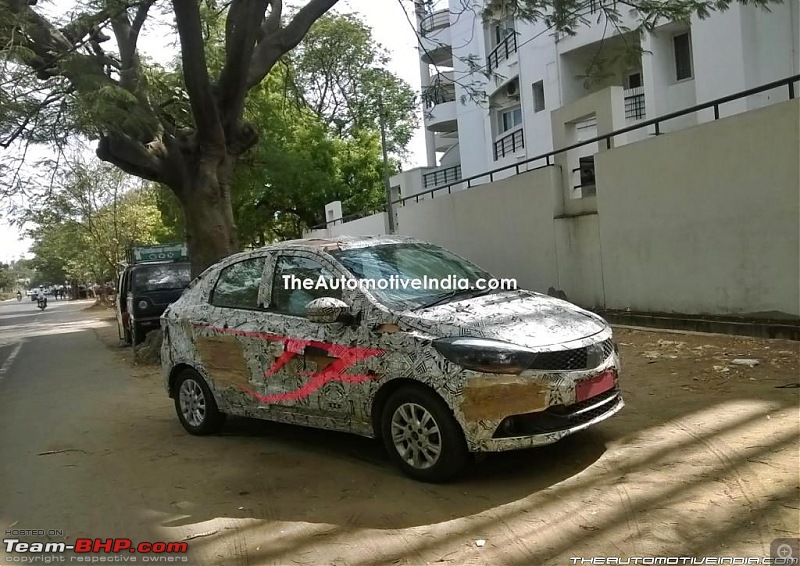 Tata Tiago-based compact sedan. EDIT: Tigor launched at Rs 4.7 lakhs-tatakite52.jpg