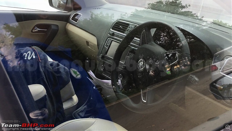 Skoda Rapid facelift caught testing. EDIT: Launched at Rs. 8.35 lakhs-skodarapidfaceliftinteriorspied.jpg