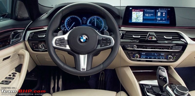 The next-gen BMW 5-Series (G30). EDIT: Launched at Rs. 49.90 lakh-2017bmw5seriesinteriorleak.jpg