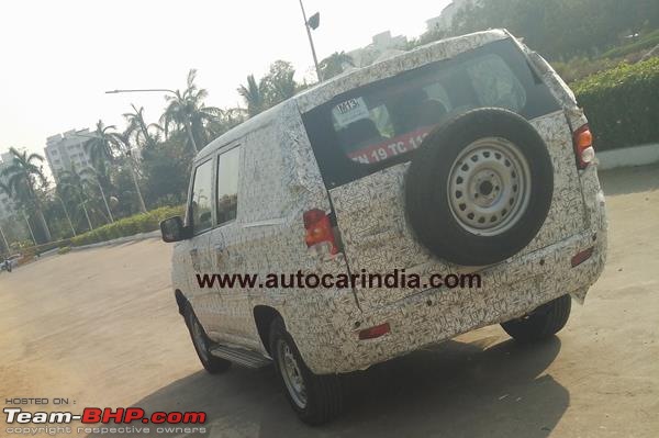 The Mahindra TUV300 Plus. EDIT: Priced at Rs. 9.70 lakh-mahindratuv500tuv300xlrearspiedtesting.jpg