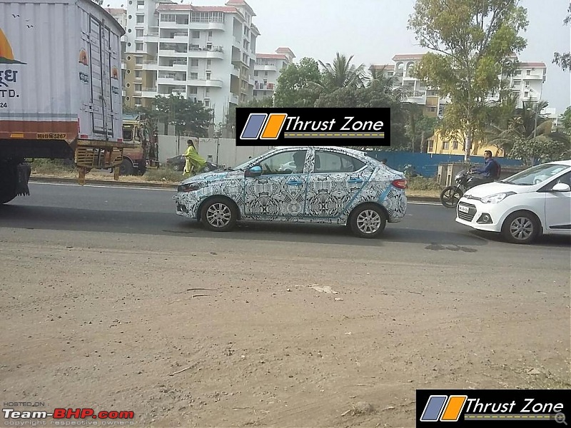 Tata Tiago-based compact sedan. EDIT: Tigor launched at Rs 4.7 lakhs-kite5bluecolorspied2.jpg