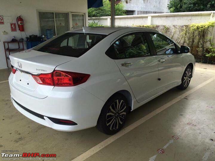 Honda working on City Facelift. EDIT: Launched at Rs 8.5 lakhs-2017hondacitywhiterear.jpg