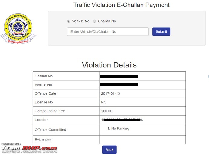 Mumbai Police's eChallans System for Traffic Violations. EDIT: Now Maharashtra-wide-ec2.jpg