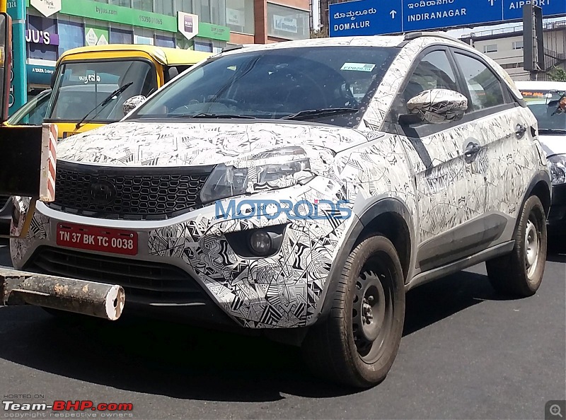 The Tata Nexon, now launched at Rs. 5.85 lakhs-tatanexonspiedtesting1.jpg