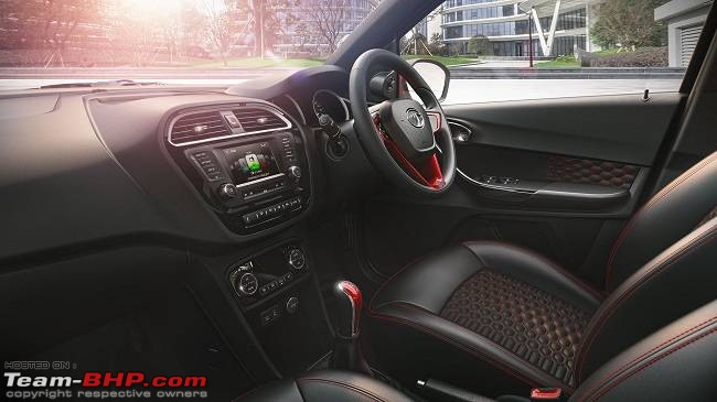 Tata Tiago-based compact sedan. EDIT: Tigor launched at Rs 4.7 lakhs-tatatigorcabin_030717012654.jpg