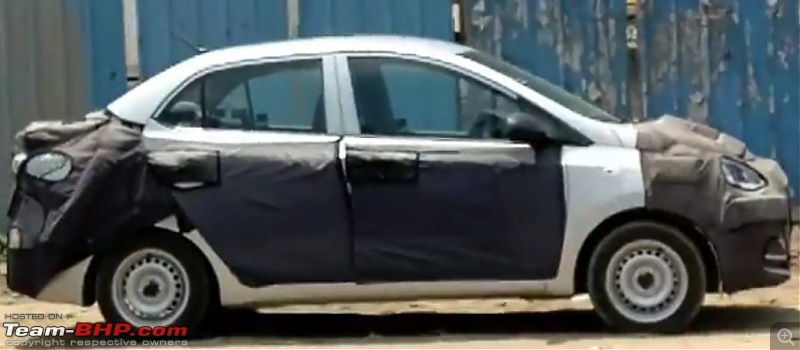 Hyundai Xcent Facelift caught testing. EDIT: Launched at Rs. 5.38 lakh-4.jpg