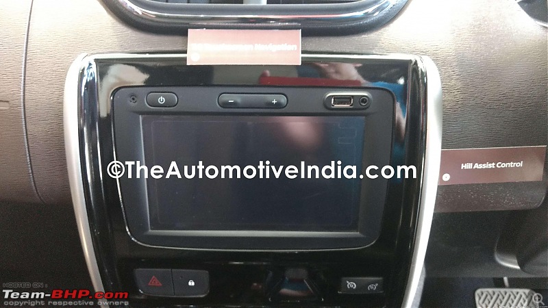 2017 Nissan Terrano facelift's details leaked. EDIT: Launched at Rs 9.99 lakhs-nissanterrano2017headunit.jpg