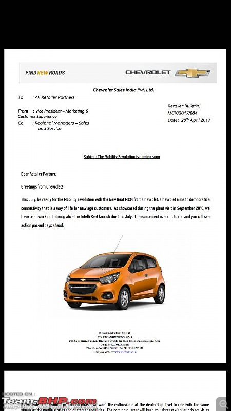 Chevrolet to stop selling cars in India? EDIT: Confirmed on page 8-1493479010841.jpg