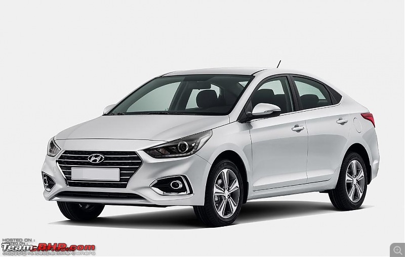 The 2017 Hyundai Verna. Launched at 8 lakhs, ex-showroom Delhi-2017hyundaivernaofficialimagefrontangle.jpg