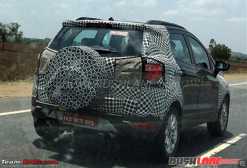 The 2017 Ford EcoSport Facelift caught testing in India. EDIT: Now launched at Rs 7.31 lakhs-newfordecosportfaceliftspied1.jpg