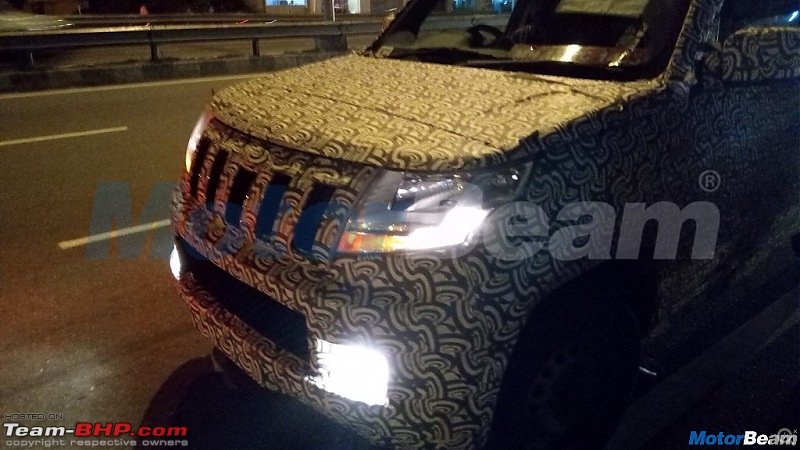 The Mahindra TUV300 Plus. EDIT: Priced at Rs. 9.70 lakh-mahindratuv500frontspied.jpg