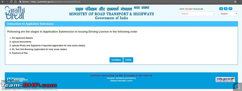 Guide: How to get a Driving Licence in Pune without an agent-application_screen1.jpg