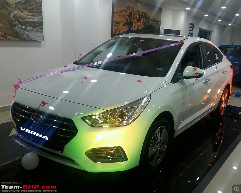 The 2017 Hyundai Verna. Launched at 8 lakhs, ex-showroom Delhi-20170822_211515.jpg