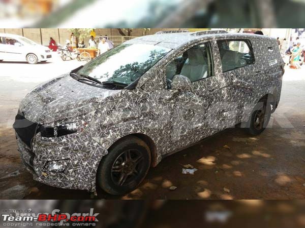 The Mahindra Marazzo MPV. EDIT: Now launched-mahindrau050spottedtesting2.jpg