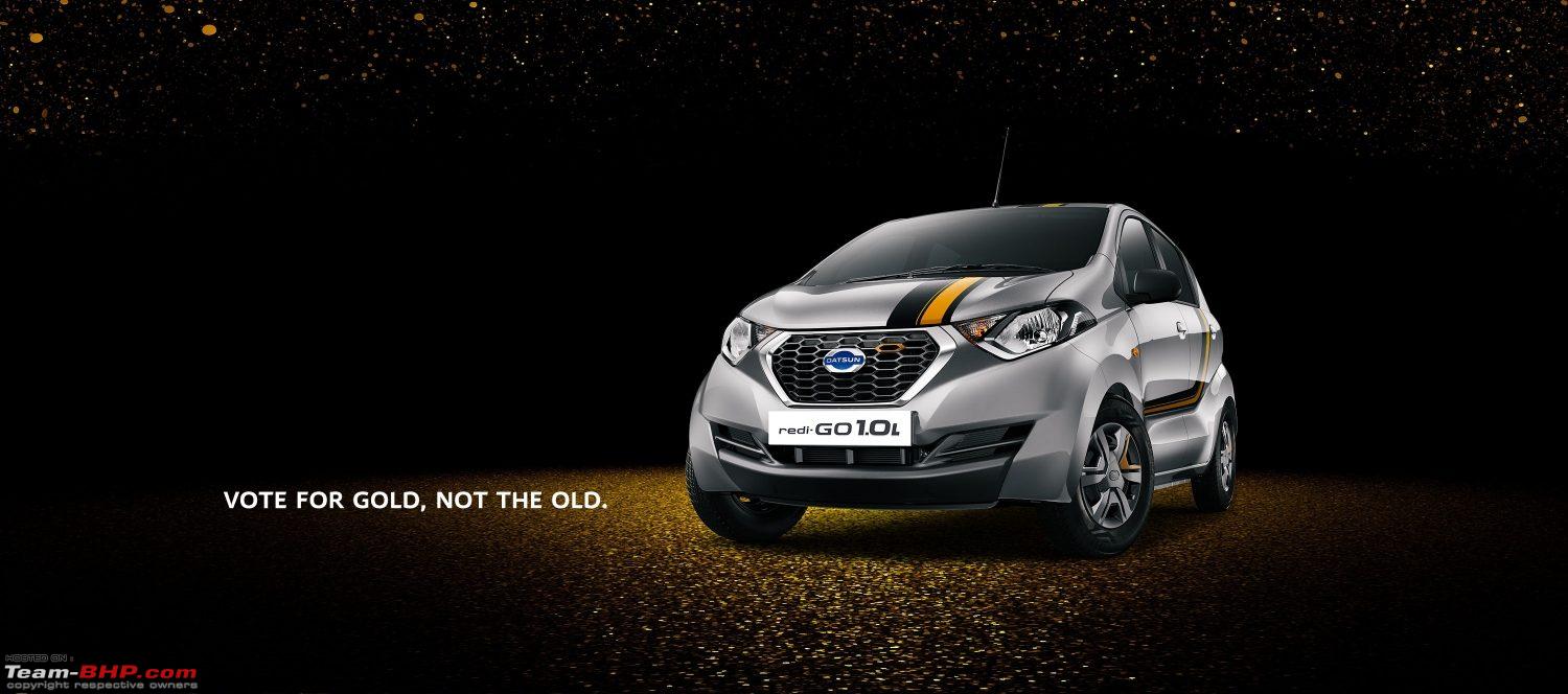 Datsun Redi-GO GOLD 1.0L launched at Rs. 3.70 lakh - Team-BHP