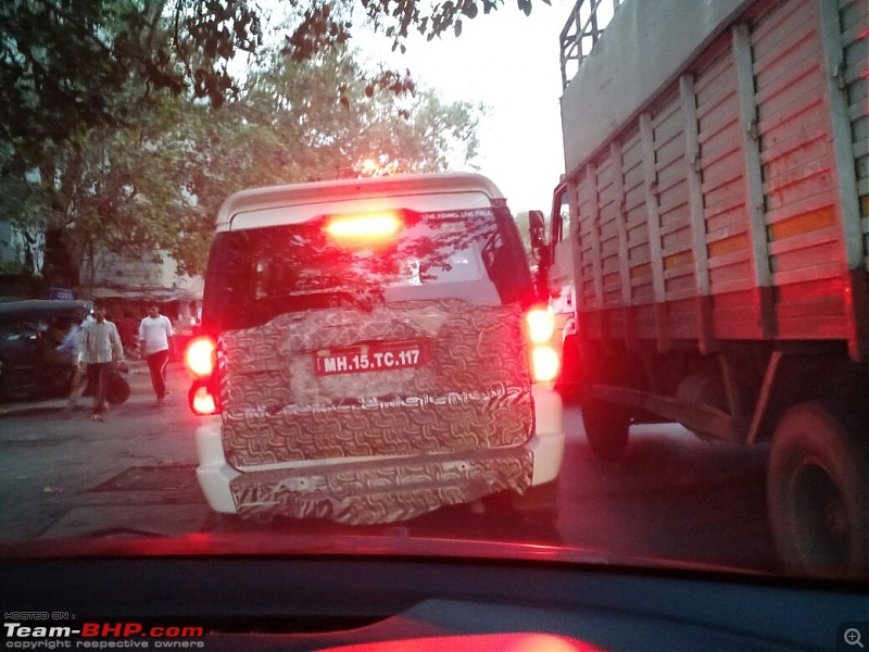 Mahindra Scorpio facelift spotted testing. EDIT: Launched at Rs. 9.97 lakhs-img20171003wa0038.jpg