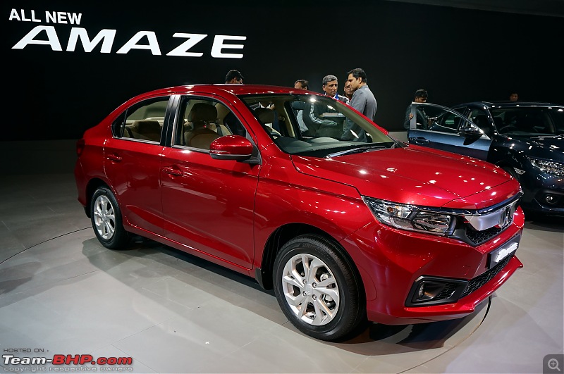 Honda Amaze @ Auto Expo 2018. Now launched at Rs 5.60 lakhs-front34thdsc00450.jpg