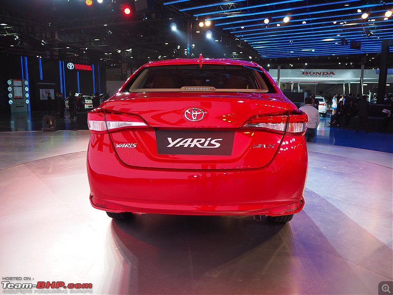 The Toyota Yaris. EDIT: Prices start at Rs. 8.75 lakh-p2070390.jpg